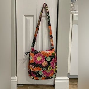 Vera Bradley Hipster Ziggy Zinnia Crossbody Shoulder Purse Bag
